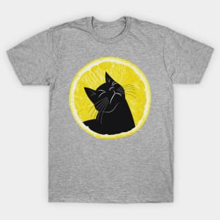 Summer Lemon Cat T-Shirt